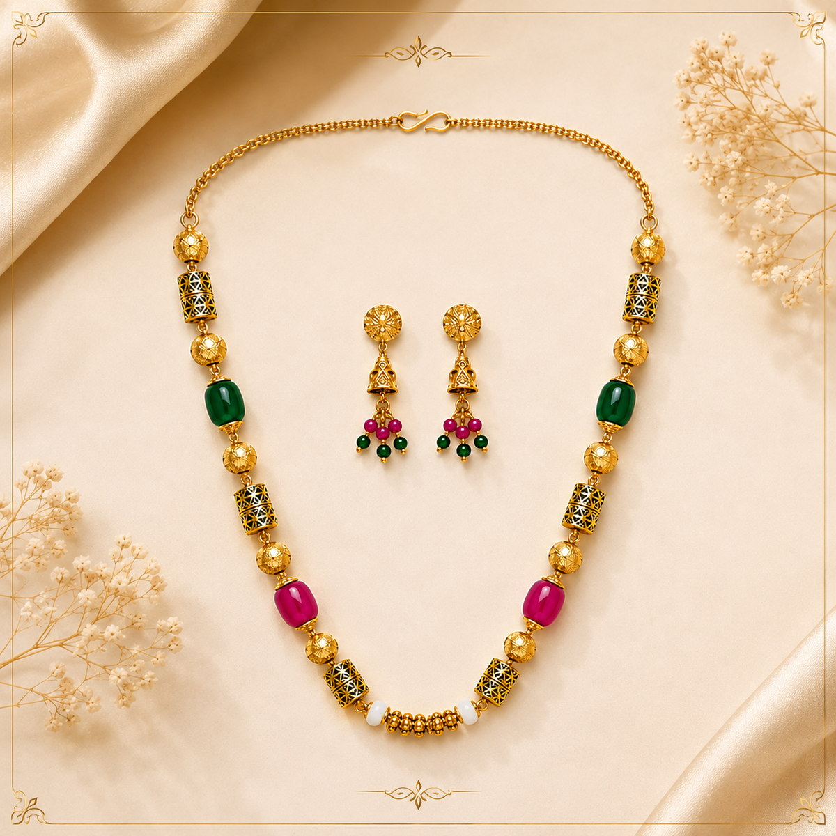 Royal Matar Mala Necklace Set