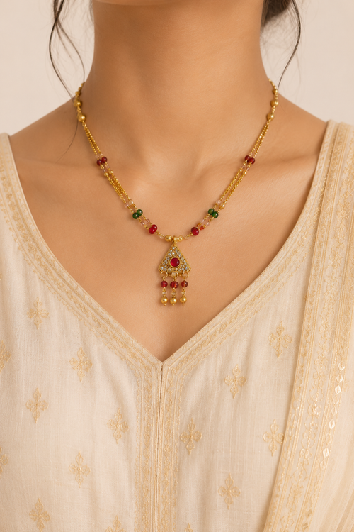 Empress Trio Pendant Necklace