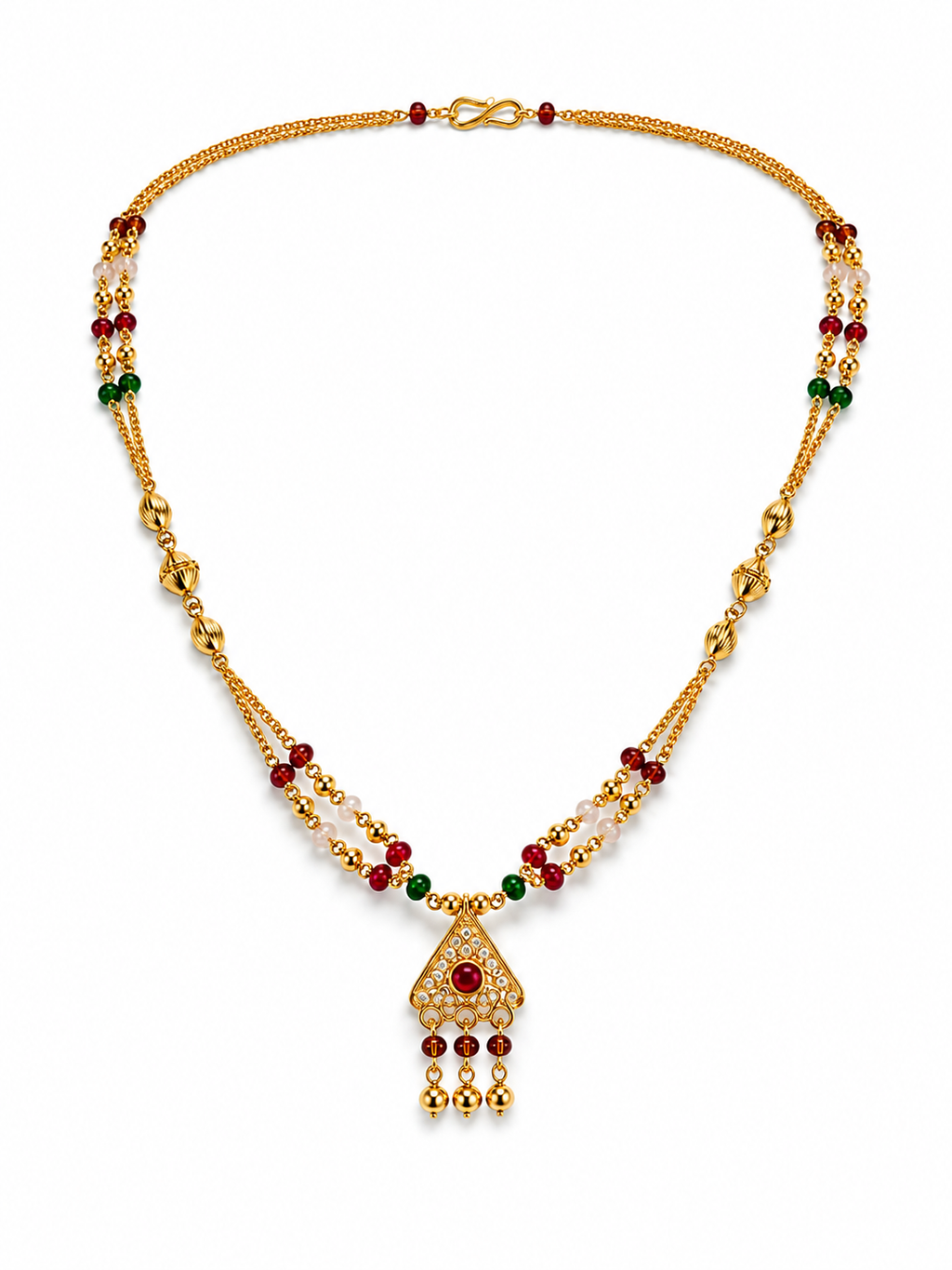 Empress Trio Pendant Necklace